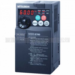 三菱變頻器FR-E720-0.1K日本原裝，電源三相220V,