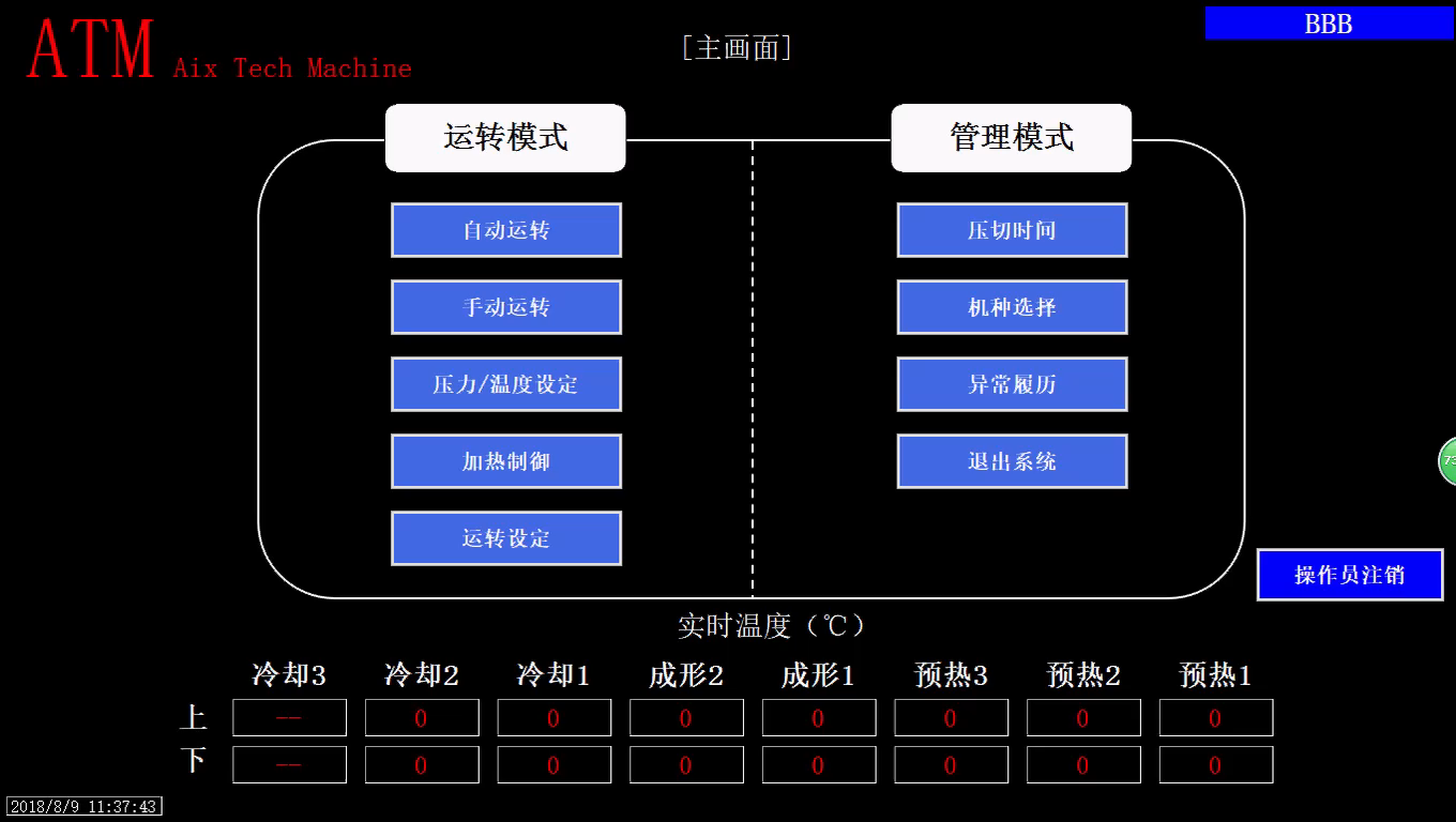 三菱PLC的光學玻璃熱處理項目